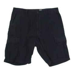 リネン レーヨン カーゴ ショーツ 黒 32 CHAPS ブラック 古着 ラルフ