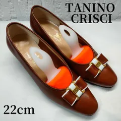 ✨ほぼ未使用✨TANINO CRISCI　パンプス　リボン　24cm グレー ✨ほぼ未使用✨TANINO CRISCIパンプスリボン24cm グレー