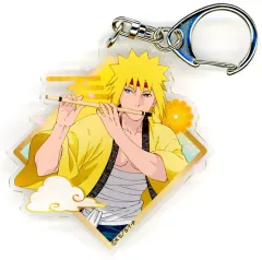 【中古】キーホルダー 波風ミナト 「NARUTO-ナルト- 疾風伝 トレーディングアクリルキーホルダー 舞踊ver.」