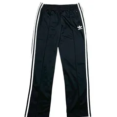 ★adidas★ アディダス トラックパンツ  ジャージ トレフォイルロゴ 3ライン ブラック