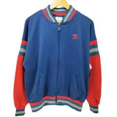 アディダス adidas 80s マレーシア製 銀タグ TRACK JACKET トラックジャケット メンズ  表記無