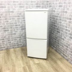 【リユース保証付き】 シャープ 冷蔵庫 2ドア 137L つけかえどっちもドア SJ-D14D-W 