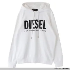 ディーゼル DIESEL パーカー XL 00SAQJ 0BAWT S－GIR ホワイト