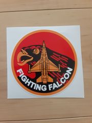 TOPGUN トップガン FIGHTING FALCON  95mm  ステッカー