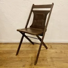 アメリカ ヴィンテージ フォールディングチェアチェア 20’s 30’s 折りたたみ アイアン インダストリアル 椅子 アメリカン 【B3181】