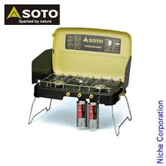 ツーバーナーST-502 SOTO アルミグリル　ST-560　セット アルミグリドル ST-560 - SOTO｜ソト
