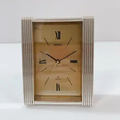 CITIZEN クラシック ゴールド置時計 4RG665 マコーレ おしゃれ インテリア 置時計 時計 クォーツ時計