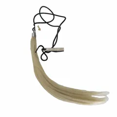 マルタンマルジェラ Martin Margiela エイチアンドエム H&M コラボ ヘアーネックレス アクセサリー シルバー金具 黄系 イエローのサムネイル
