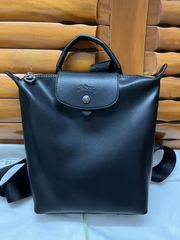 longchamp ロンシャン ルプリアージュ リュック レディース レザー ブラック