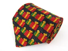 エルメネジルドゼニア ブランドネクタイ 総柄 シルク イタリア製 メンズ マルチカラー Ermenegildo Zegna 【中古】