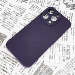 iPhone 14Pro MagSafeシリコンケース (13) パープル