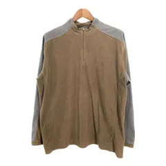 THE NORTH FACE ノースフェイス ハーフジップ フリースジャケット アウトドア ブラウン (メンズ XL) 中古 古着 S9144