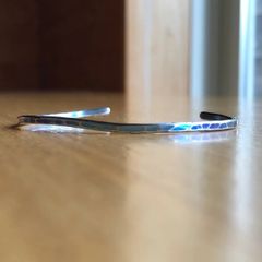 titanium bangle 水面のキラキラ バングル ブレスレット