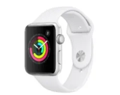 Apple Watch Series 3 42mmシルバー アルミニウムケースとホワイトスポーツバンド