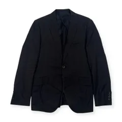 PS Paul Smith ポールスミス シャドーストライプ 背抜き 2B テーラードジャケット M/ブラック メンズ