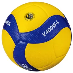 【新品未使用】 バレーボール 4号球 小学校試合球 軽量球 ミカサ MIKASA V400W-Lのサムネイル