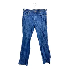 Wrangler カウボーイ ロングパンツ W31 ラングラー インディゴ コットン 古着卸 アメリカ仕入 2501-722