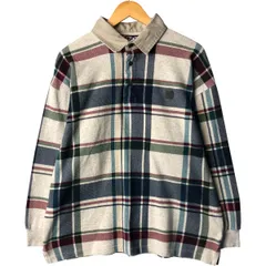 古着 ラルフローレン Ralph Lauren CHAPS チャップス 長袖 チェック ポロシャツ メンズL相当/eaa586542