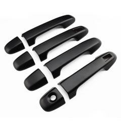 【大人気】MARCHFA（スバル フォレスター sk、スバルXV、スバル インプレッサ）外装ドアハンドルカバートリム（艶消しブラック センサー穴×2）