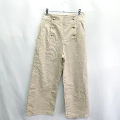 ◇ ⊂ le.coeurblanc ウエストゴム ワイドパンツ サイズ36 ベージュ レディース E  【1410290006801】