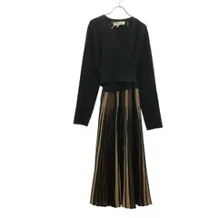 DIANE von FURSTENBERG ダイアン フォン ファステンバーグ Ollie Dress ニットドレスワンピース DVFDR3S007 ブラック L