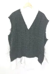 ◇ MURUA ムルーア シャツ ワンピース ニット ベスト アンサンブル サイズ1 ホワイト ブラック レディース P  【1406240028276】