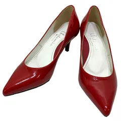 【美品】アルテミスバイダイアナ (22) パンプス ポインテッドトゥ ヒール エナメル 希少カラー