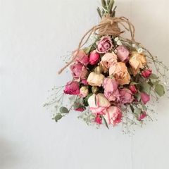 ミモザスワッグ 春待ちミモザ ドライフラワースワッグ ブーケ ミモザ蕾