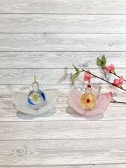 J*様 【イニシャル入れ無料】蓮の花とカエルのレジンオブジェ♡睡