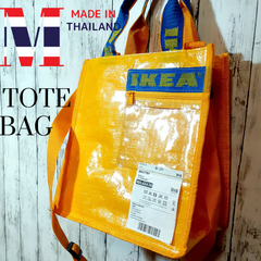 【匿名配送】【IKEA★イケア】【新品】【海外限定品】 ノー　ブランド★ ハンドメイド★レディース♀️メンズ♂ハンドバッグ ★トートバッグ★ショルダーバッグ ★2WAY★女性 ★かわいい❣可愛い★オシャレ ★軽量★人気★エコバック★日本未発売★Mサイズ🟡黄色
