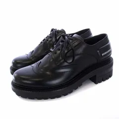 ディースクエアード DSQUARED2 レザー ダービーシューズ レースアップ ウイングチップ 39 26.0cm 黒 ブラック S82LU0074 /KH ■GY29のサムネイル