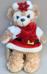 東京ディズニーシー ダッフィーのクリスマス2010/ハロー・フロム・ケープコッド ぬいぐるみバッジ シェリーメイ(サンタ風)/ハロー・フロム・ケープコッド 第4弾 2010