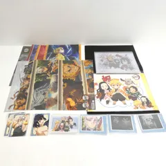 【小牧店】鬼滅の刃　ランチョンマット　ケース　クリアファイル　場面写ブロマイドくじ　他セット売り　おまとめ 【I741-1349】