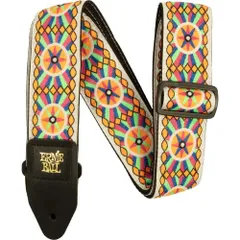 ERNIE BALL 5338 ギターストラップ JACQUARD STRAP CANDY SUN ジャカード・ストラップ キャンディ・サン(0749699111047)
