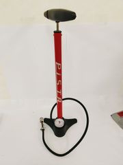 Silca PISTA フロアポンプ レッド ブラック クワハラ ヒラメ横カムポンプヘッド装備 動作確認済 シリカ プレスタ 赤 黒  イタリア