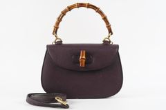 【超美品】GUCCI グッチ バンブー 2WAY ST付 ターンロック ハンドバッグ 000・1014・0188【QC57】