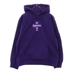 SUPREME (シュプリーム) 20AW Cross Box Logo Hooded Sweatshirt クロスボックスロゴフーデッドスウェットシャツ プルオーバーパーカー パープル