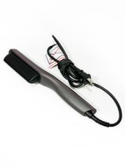 縮毛矯正ブラシ 電圧プロフェッショナル 電気ホットくし ヘアストレイテナー 動作確認済 3段階自動温度調節 ストレート カール