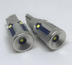 安心1年保証 爆光 ヘッドライト級 T16  LED バックランプ 純白 New 特注ハイパワーLEDチップ 6基搭載 6800lx 2個SET ポン付け 車検対応 高品質