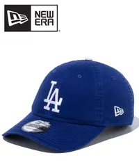 ニューエラ NEW ERA 9TWENTY ロサンゼルス ドジャース キャップ ウォッシュドコットン ダークロイヤル ホワイト メンズ レディース 帽子 野球帽 秋 冬 秋冬 14525136