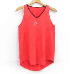 ナイキ タンクトップ ドライフィット ノースリーブ スポーツウエア トップス レディース Lサイズ オレンジ NIKE 【中古】