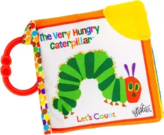 布絵本 布のおもちゃ 赤ちゃん はらぺこあおむし Kids Preferred Fun Foods Teether Soft Book, The Very Hungry Caterpillar BPAフリー 幼児