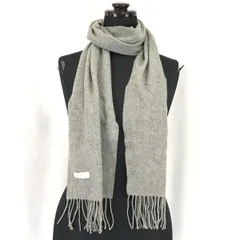 CASHMERE★カシミヤマフラー/ストール【156×26/Gray/グレー】Scarf◆CM54<sale>