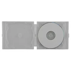 新品 無印良品 ポリプロピレンCD・DVDケース 半透明 約W145×D125×H18mm 6枚用 NCA01A6S