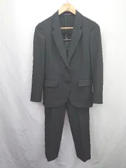 ◇ ⊂ UNIQLO ユニクロ - 総あり 無地系 S 上下　スーツセット サイズS ブラック系 メンズ E  【1507160022013】