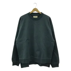 マーカウェア　markaware 無地スウェットシャツ　グリーン　ラグラン マーカウェア markaware 無地スウェットシャツ グリーン ラグラン