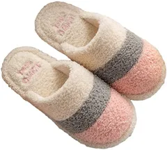 Electric Circus ルーム シューズ ふかふか スリッパ 洗える もこもこ スリッポン 滑り止め 付き 室内 履き ペア ピンクM かっこいい おしゃれ かわいい プレゼント 定番 人気 静音 足( ピンク「M」,  23.0 cm)