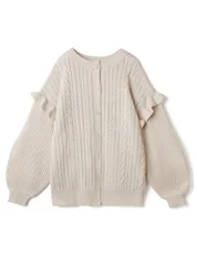 ◎GRL◎ マルチウェイ　ケーブル編み　ニット　カーディガン