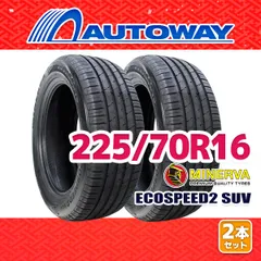 【AUTOWAY】 新品 225/70R16 サマータイヤ MINERVA ECOSPEED2 SUV 16インチ 2本セット 夏タイヤ オートウェイ