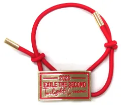 【中古】アクセサリー(非金属) EXILE THE SECOND ゴムブレス(レッド) 「EXILE THE SECOND LIVE TOUR 2023 ～Twilight Cinema～」 広島・福岡・大阪会場限定